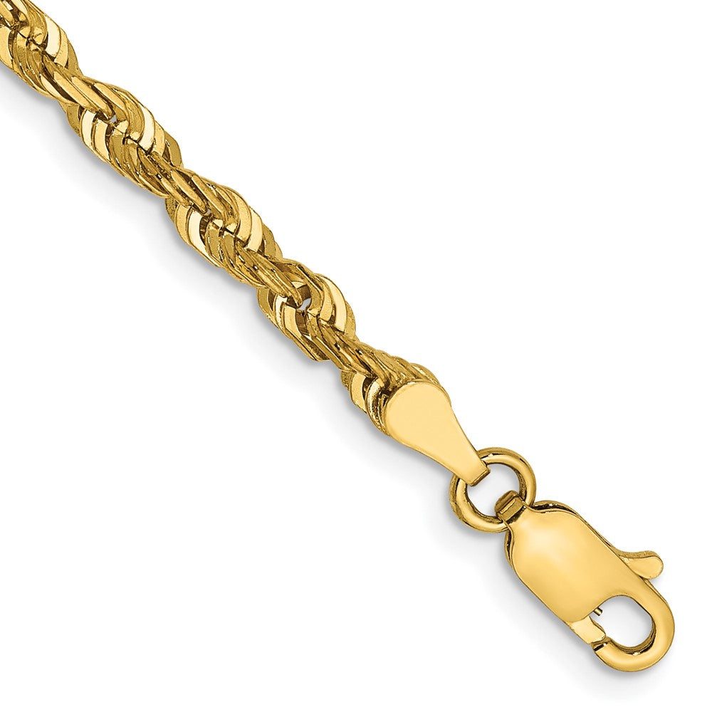 Solid;Diamond-cut;14k Yellow gold;Lobster;Special lengths avail.;Lightweight