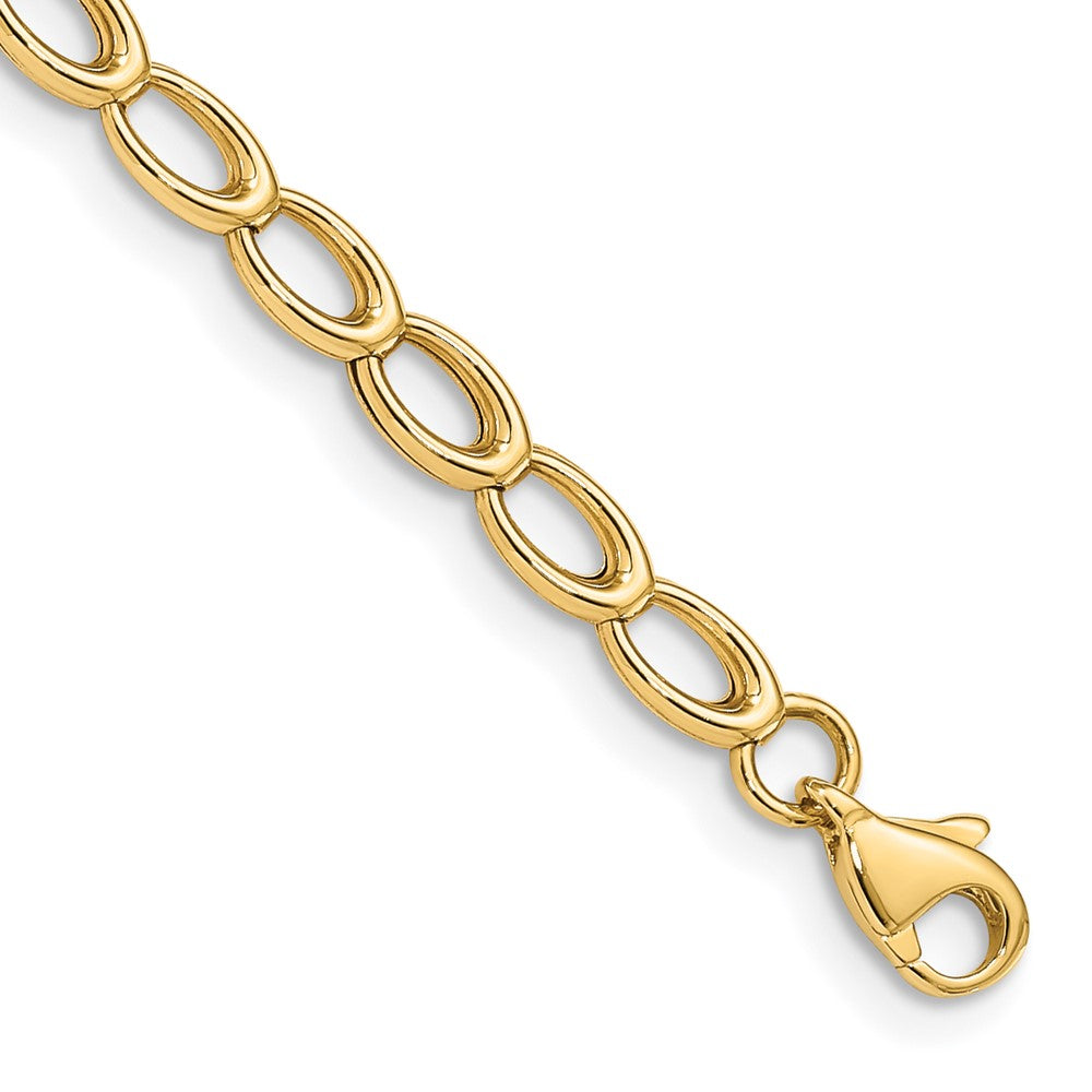 Polished;14k Yellow gold;Hollow;Fancy lobster