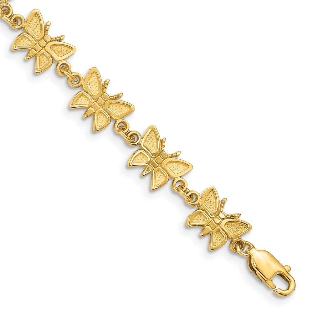 Casted;14k Yellow gold;Lobster