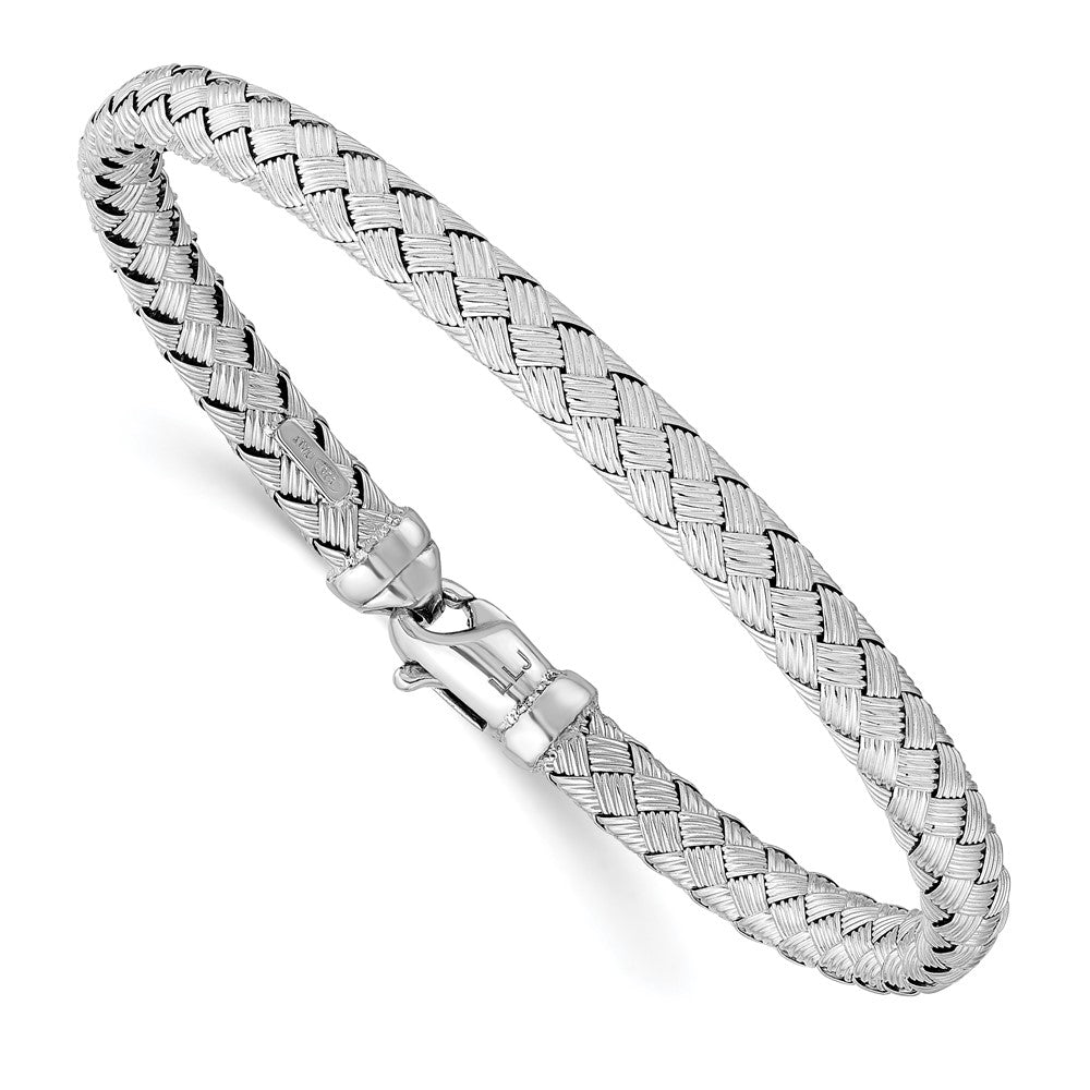 Lobster;Sterling silver;Textured;Woven