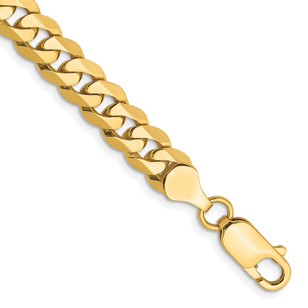 Solid;Polished;14k Yellow gold;Lobster