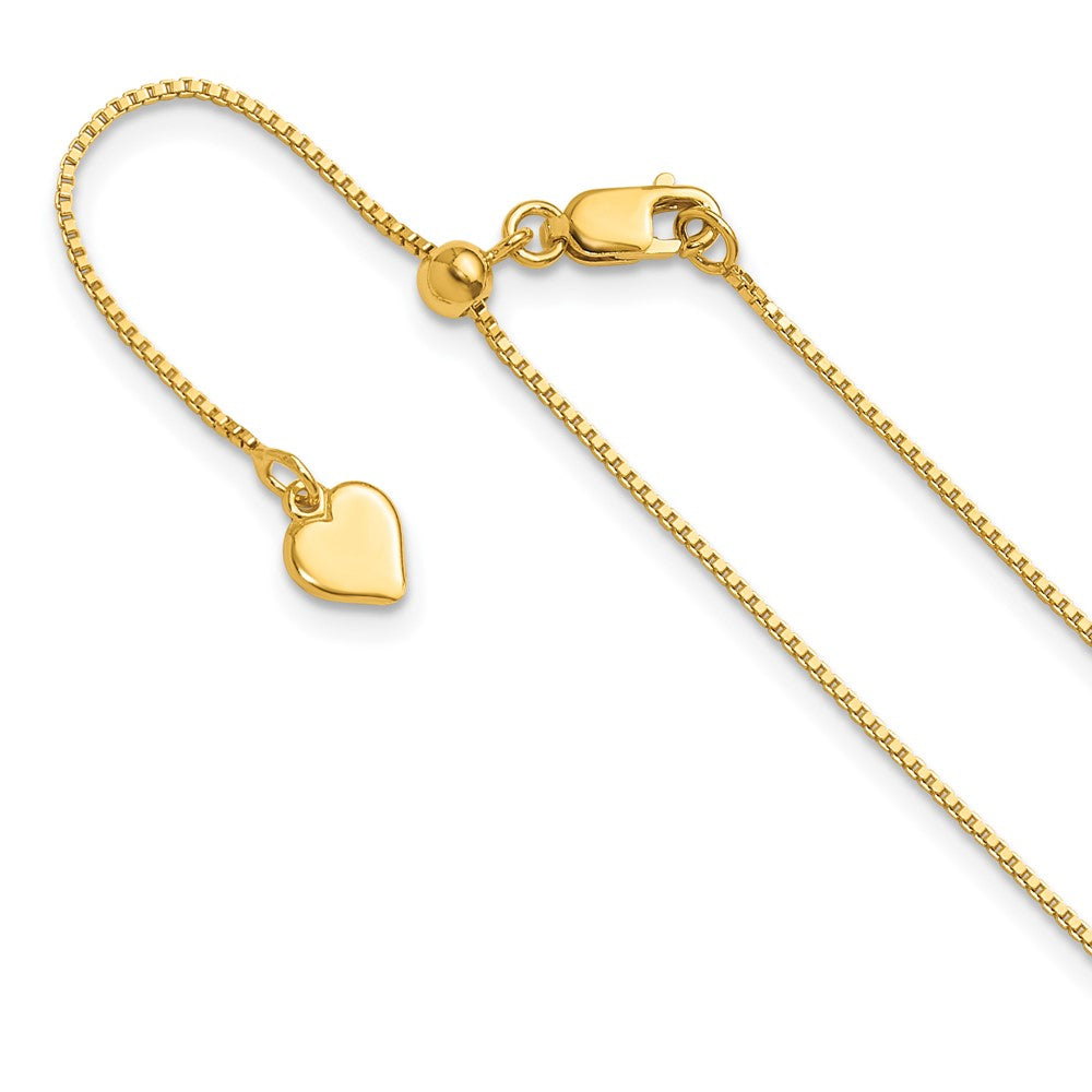 Polished;Sterling silver;Box chain;Gold-plated;Adjustable