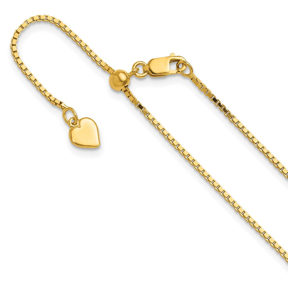 Lobster;Box chain;Gold-plated;Adjustable