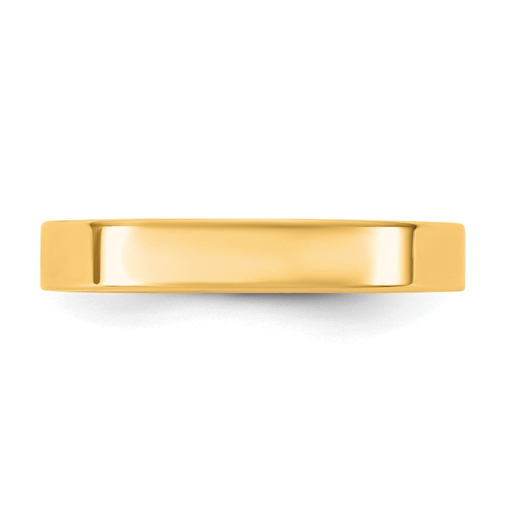 14KY 3.5mm Standard Flat Comfort Fit Band Size 5