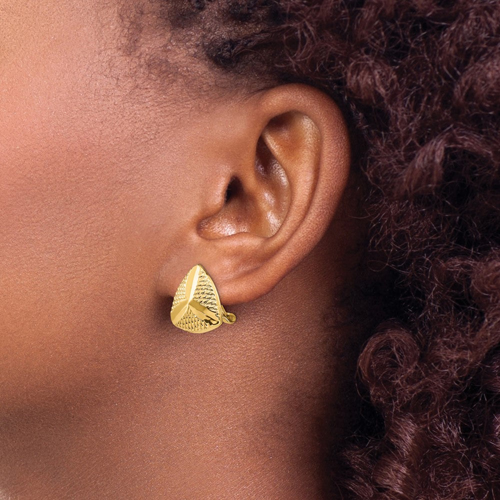 14k Non-pierced Fancy Earrings