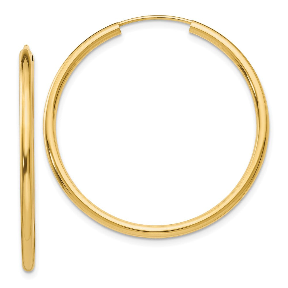 14k Yellow gold;Hollow tube