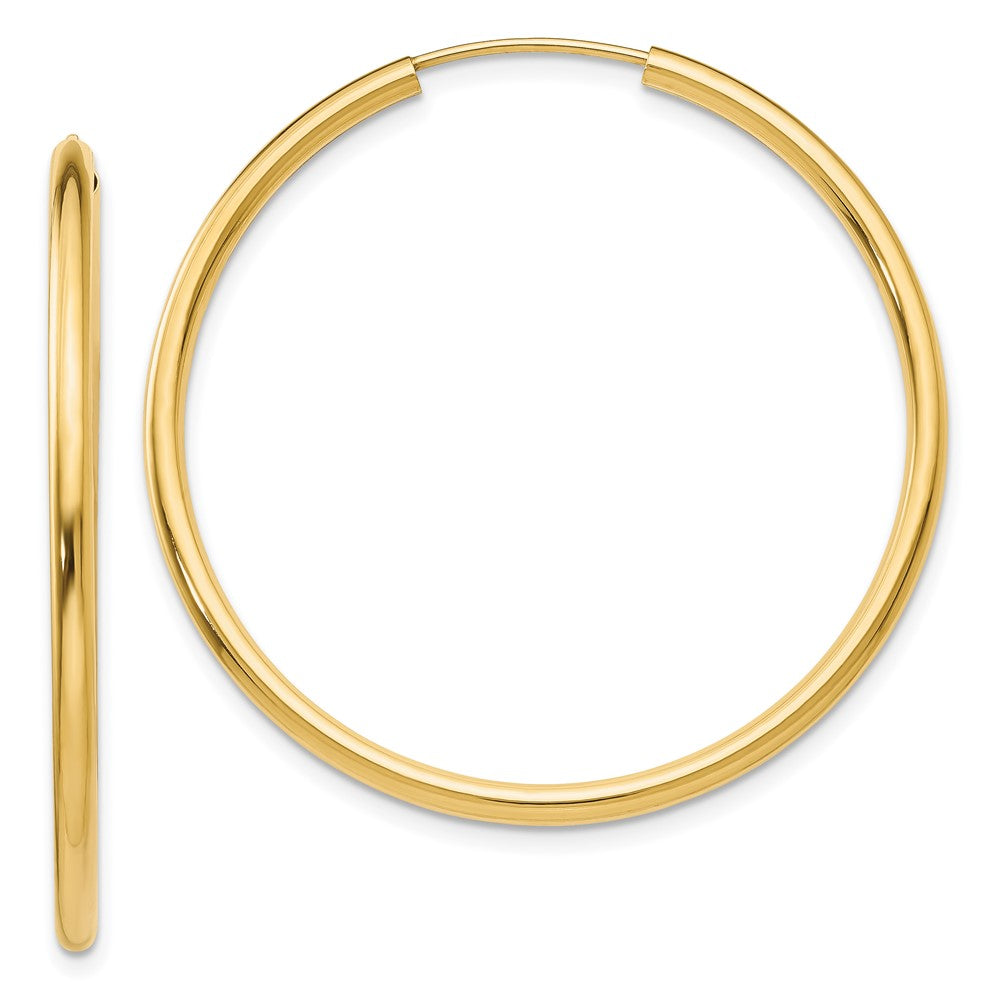 14k Yellow gold;Hollow tube