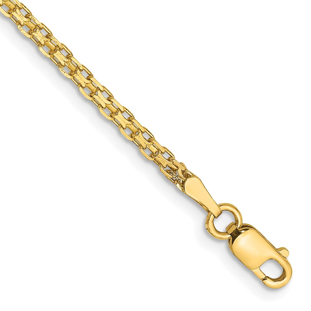 Polished;14k Yellow gold;Lobster