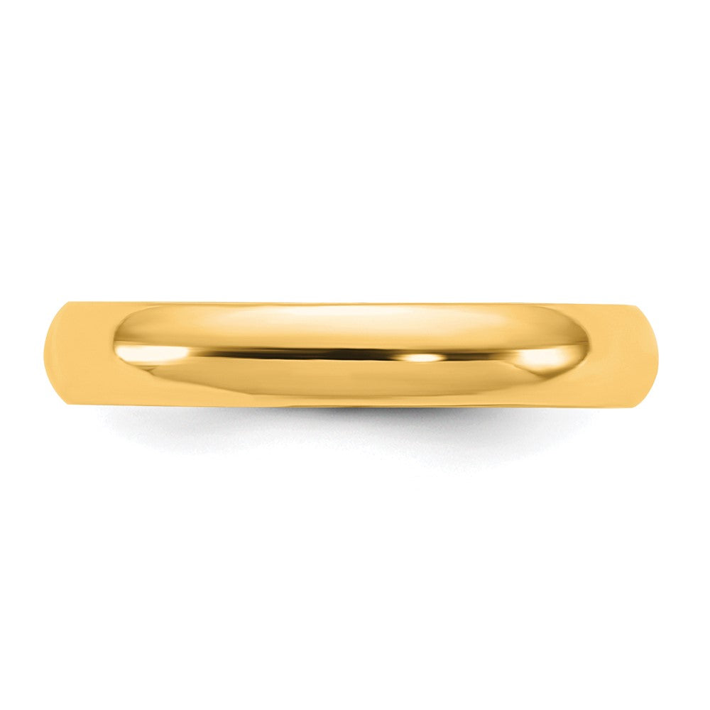 14KY 3.5mm Half Round Band Size 11