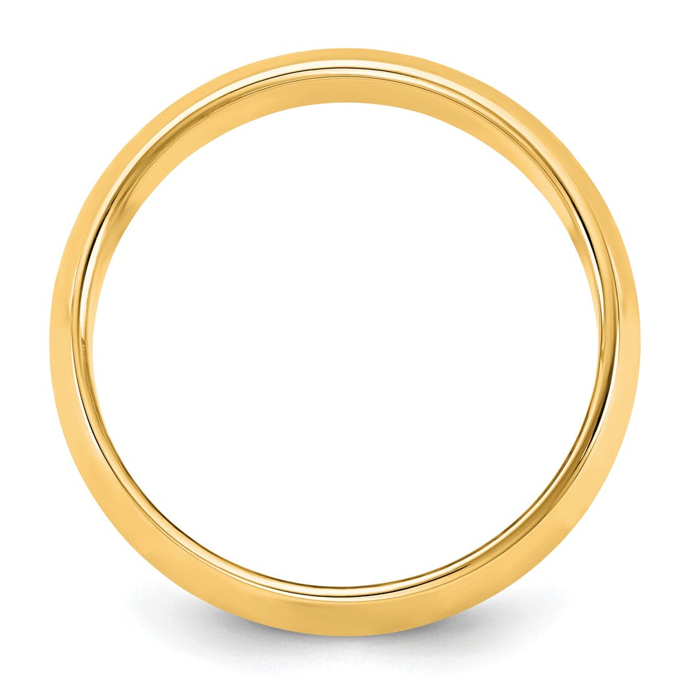 14KY 5.5mm Half Round Band Size 12