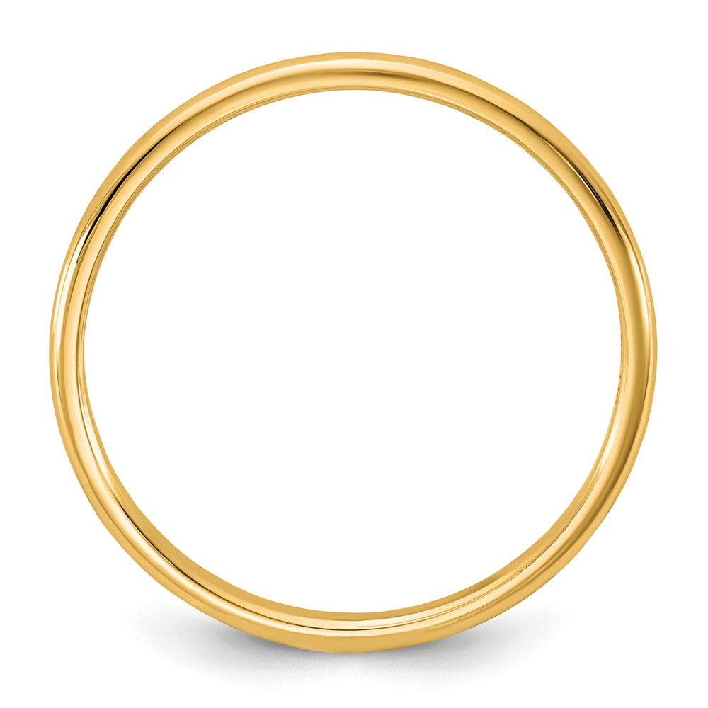 10KY 1.5mm LTW Half Round Band Size 7