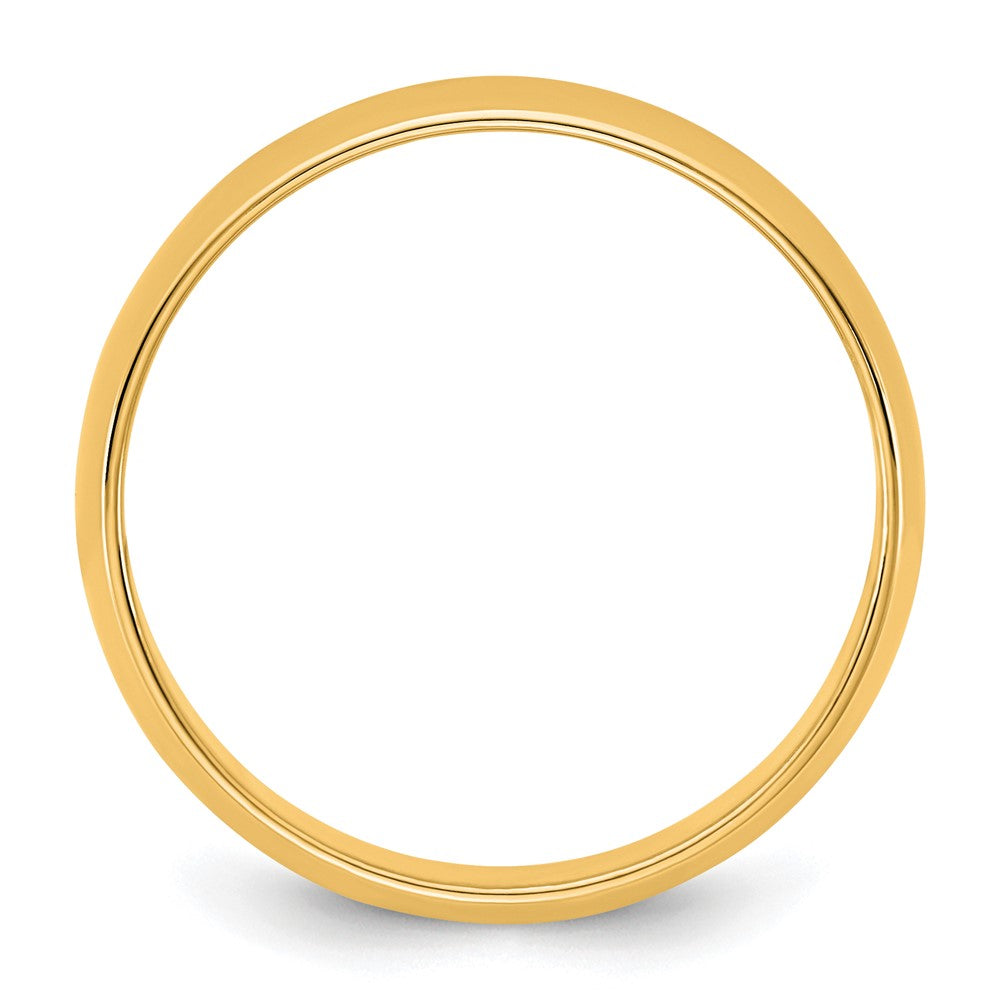 14KY 5.5mm LTW Half Round Band Size 9