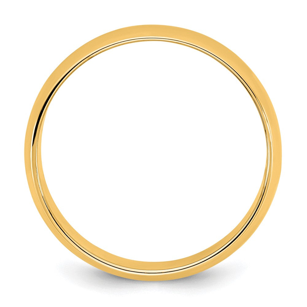 14KY 6.5mm LTW Half Round Band Size 5