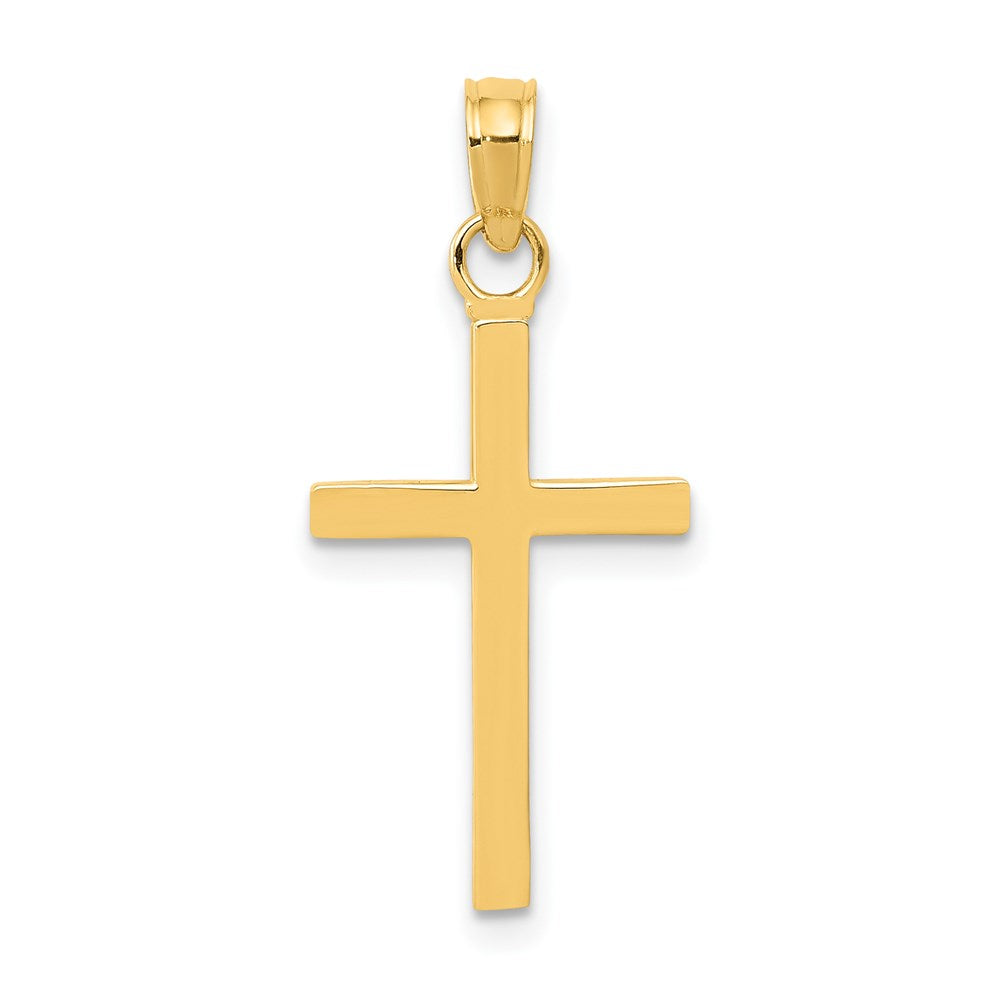 Solid;Casted;Polished;14k Yellow gold;Engravable;Textured back