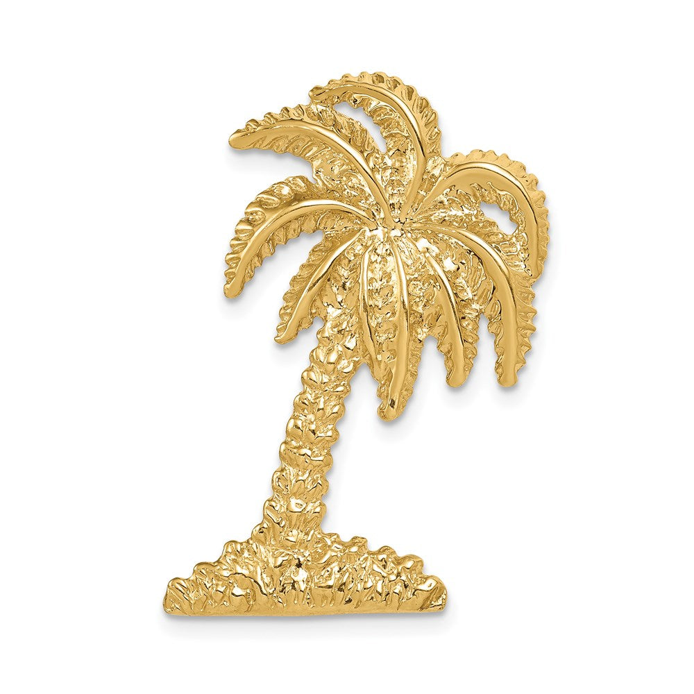 Solid;Casted;Diamond-cut;Polished;14k Yellow gold;Hidden bail;Fits up to 8mm