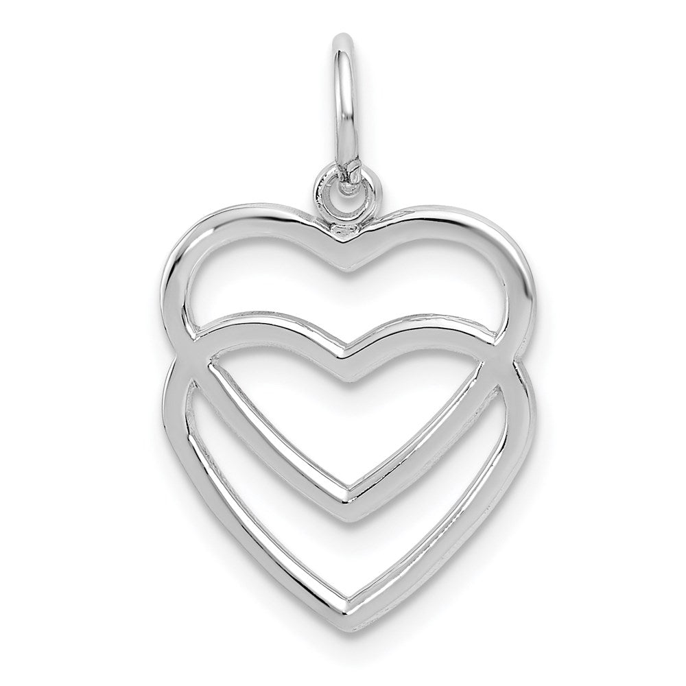 Polished;14K White gold
