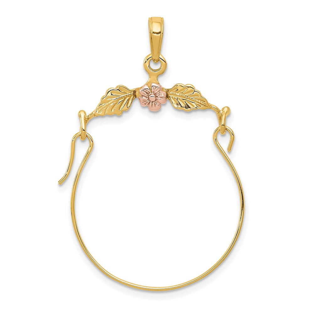 Polished;14K Two-tone