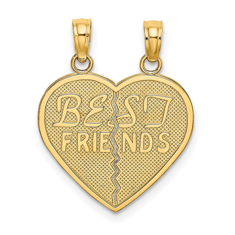 Polished;14k Yellow gold;Not engraveable;Textured