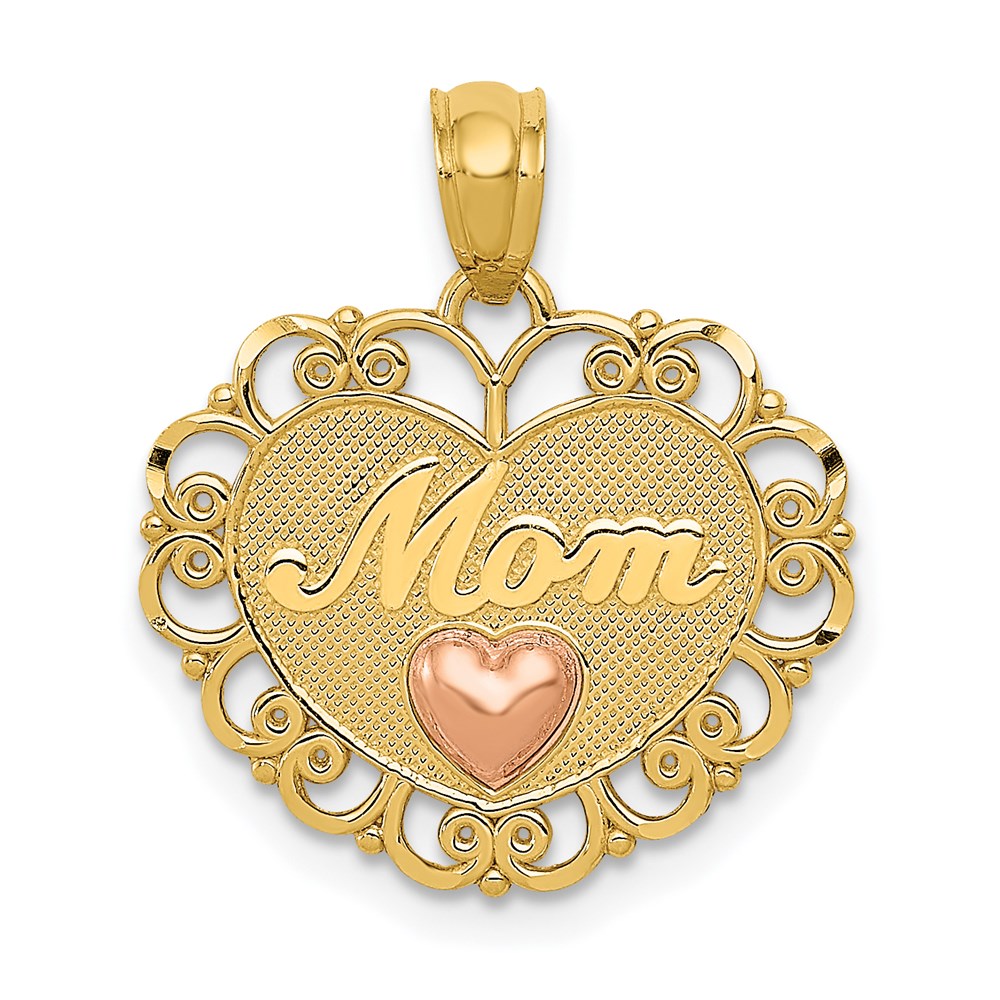 Polished;14K Two-tone;Textured;Textured back