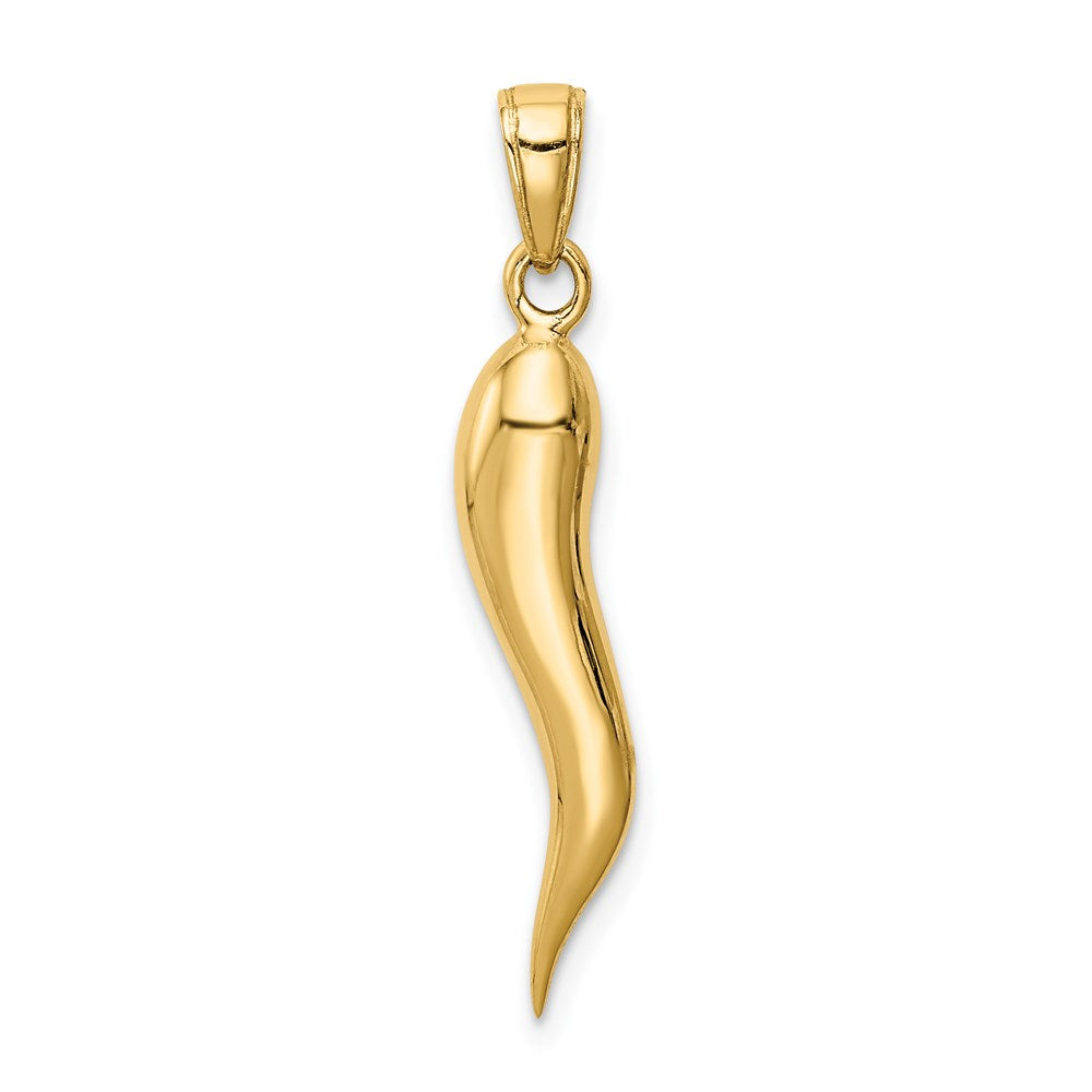 Solid;Polished;14k Yellow gold