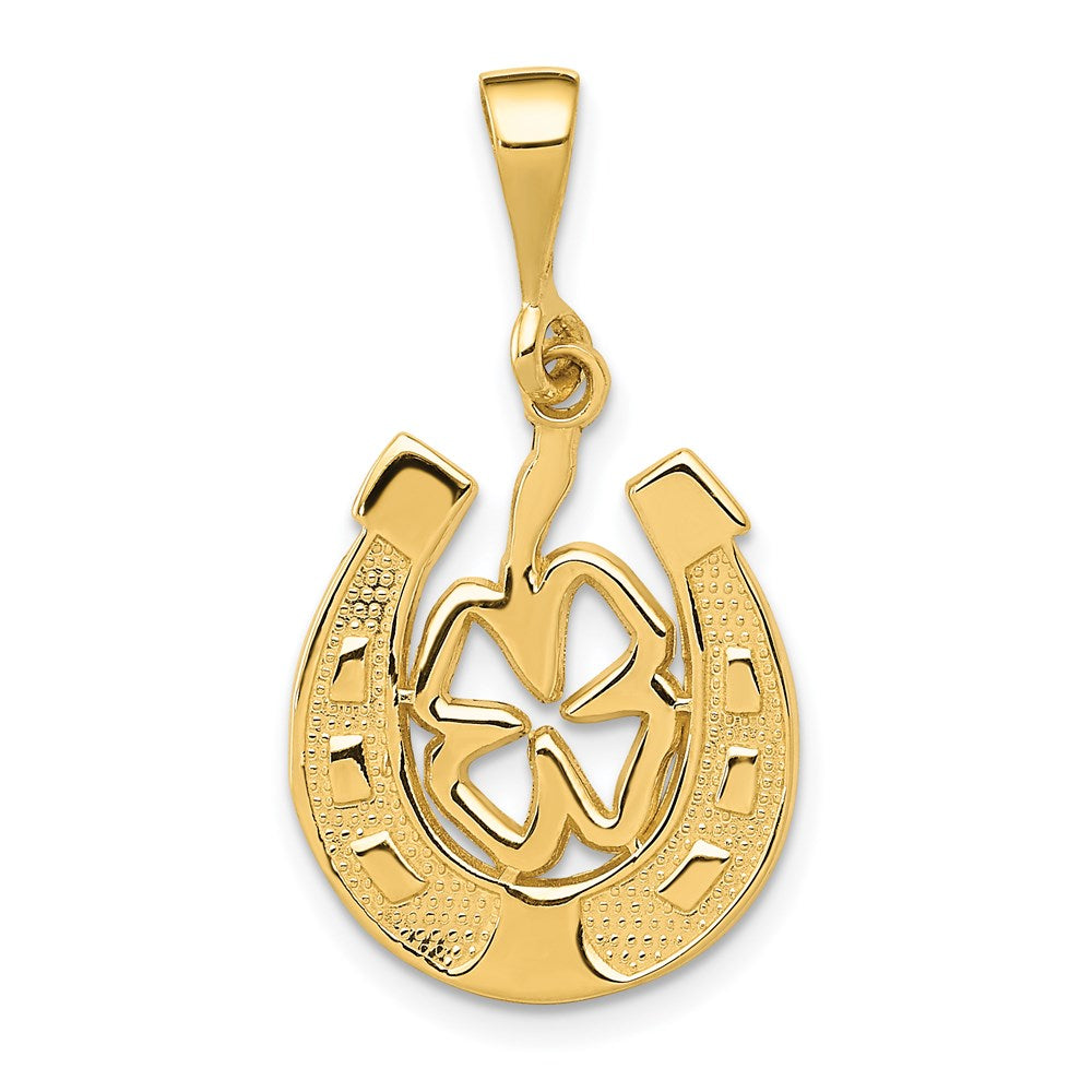 Solid;Polished;14k Yellow gold;Textured;Textured back;Flat