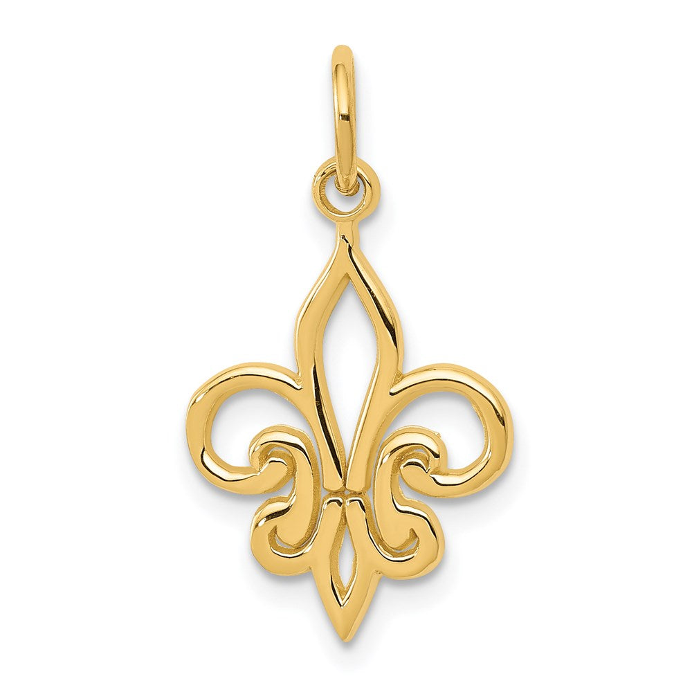 Solid;Polished;14k Yellow gold
