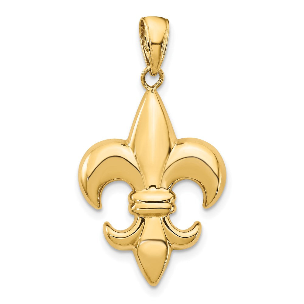 Polished;14k Yellow gold;Open back