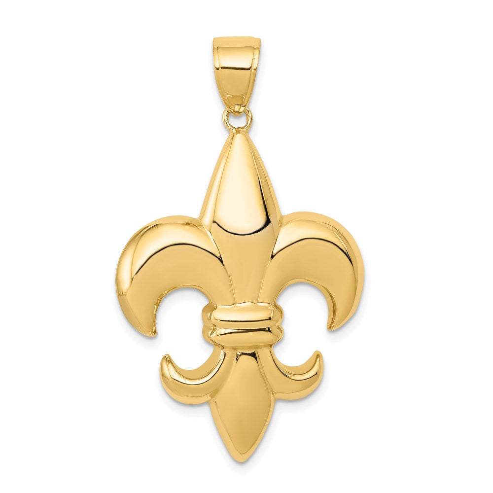 Polished;14k Yellow gold;Open back