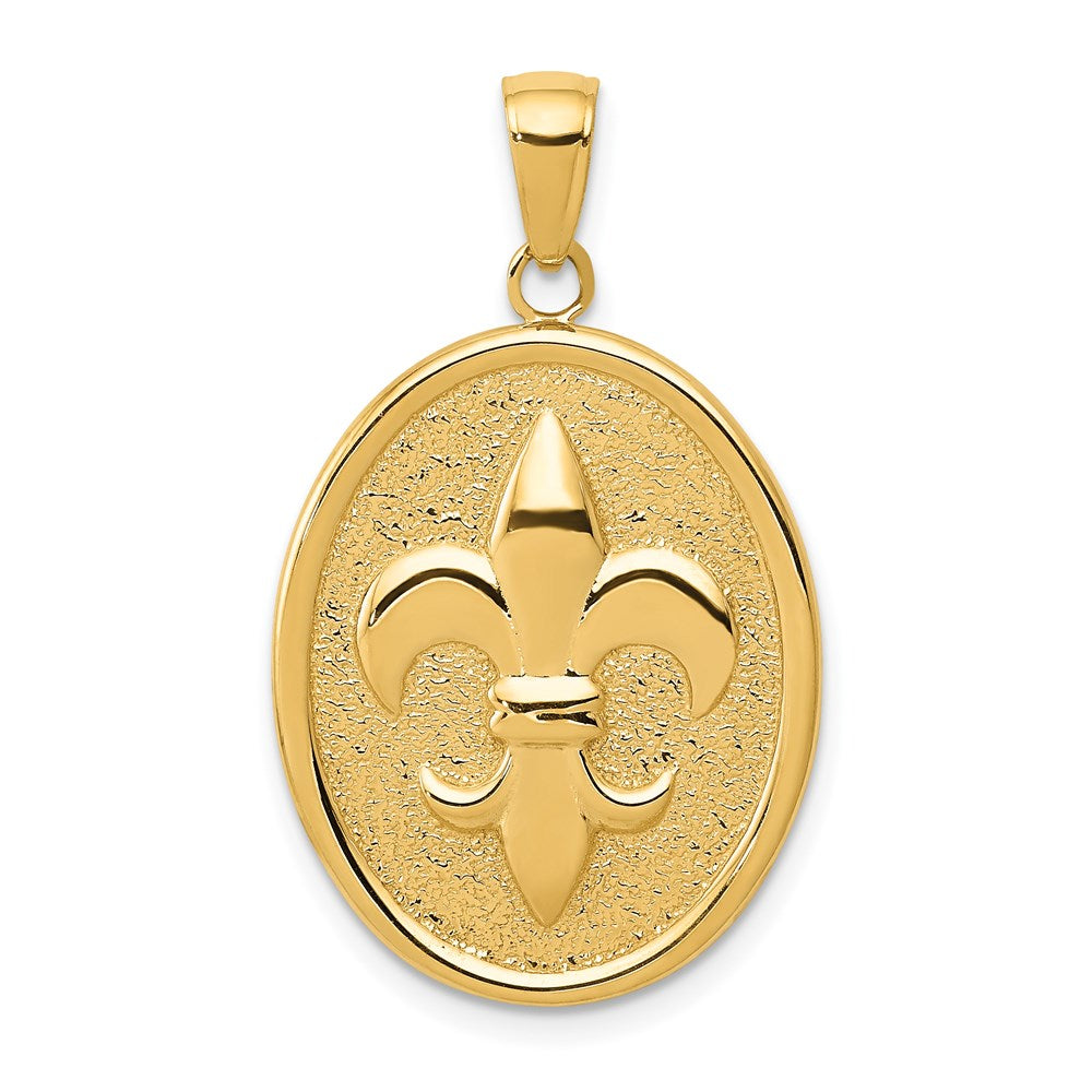 Solid;Polished;14k Yellow gold;Not engraveable