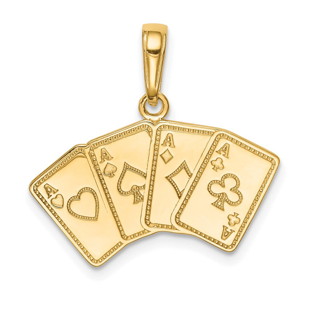 Solid;Polished;14k Yellow gold