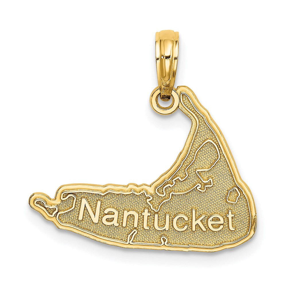 Solid;Polished;14k Yellow gold;Textured;Textured back;Flat