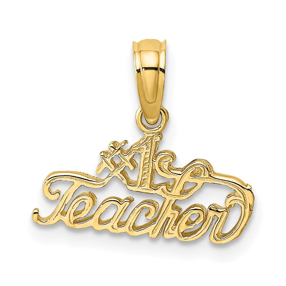 Solid;Casted;Polished;14k Yellow gold;Textured back