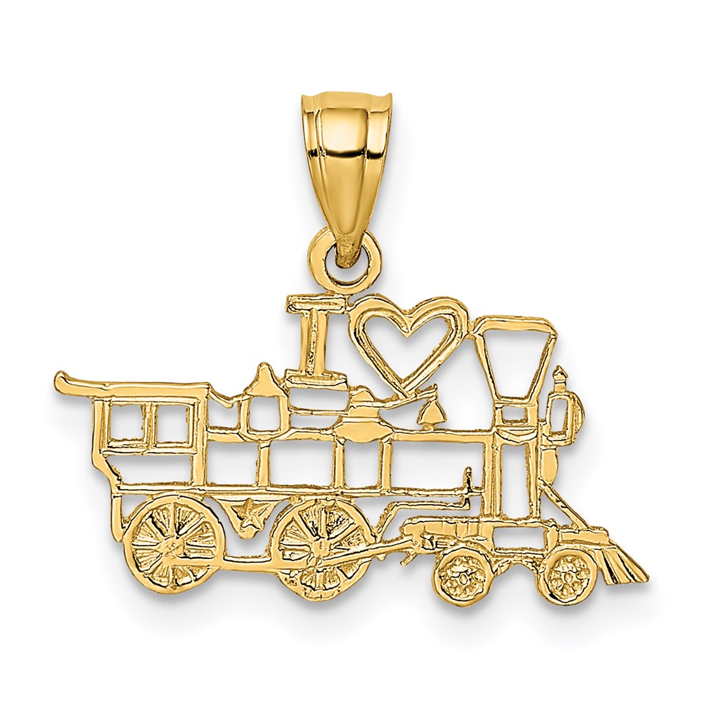 Solid;Casted;Polished;14k Yellow gold;Textured back