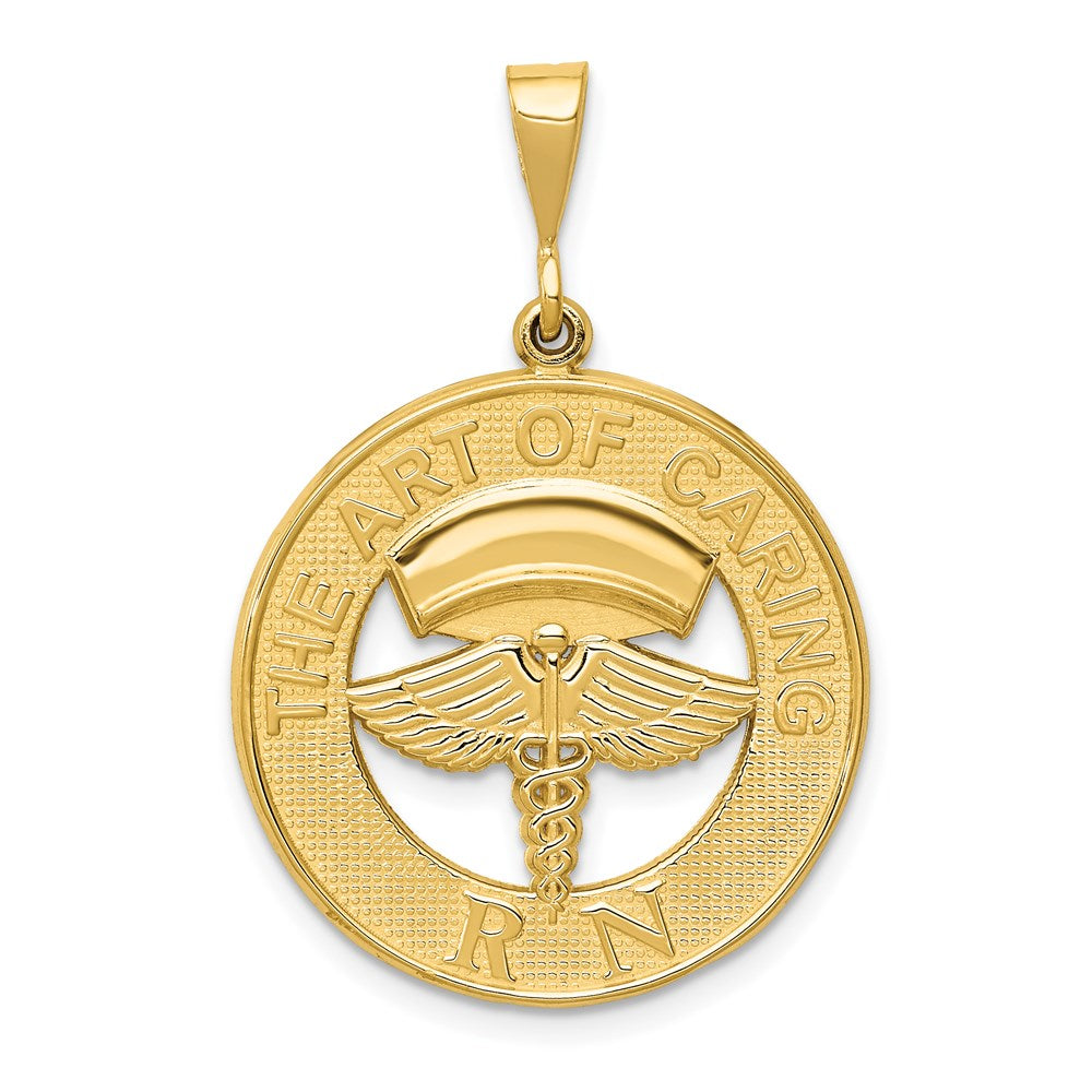 Solid;Casted;Polished;14k Yellow gold;Not engraveable