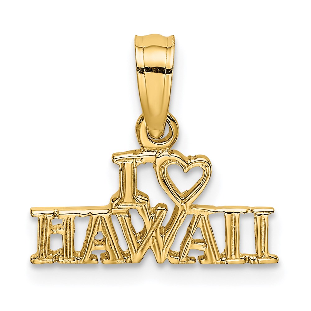 Solid;Polished;14k Yellow gold;Textured back