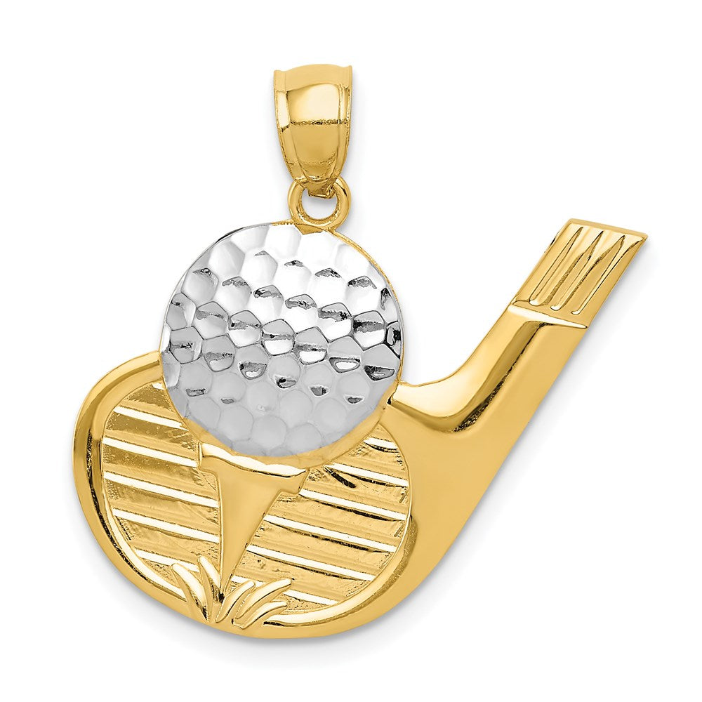 Polished;Open back;14K Yellow gold & rhodium
