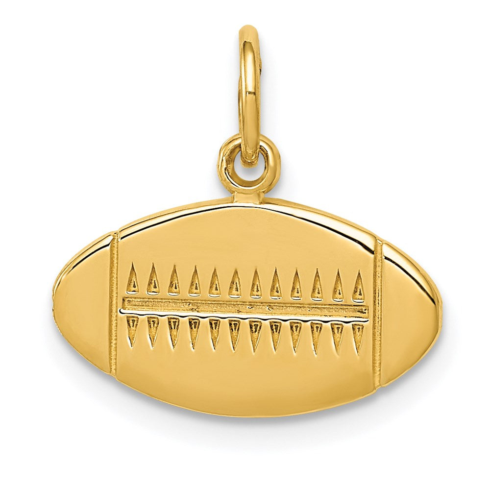 Polished;14k Yellow gold;Stamped;Textured back