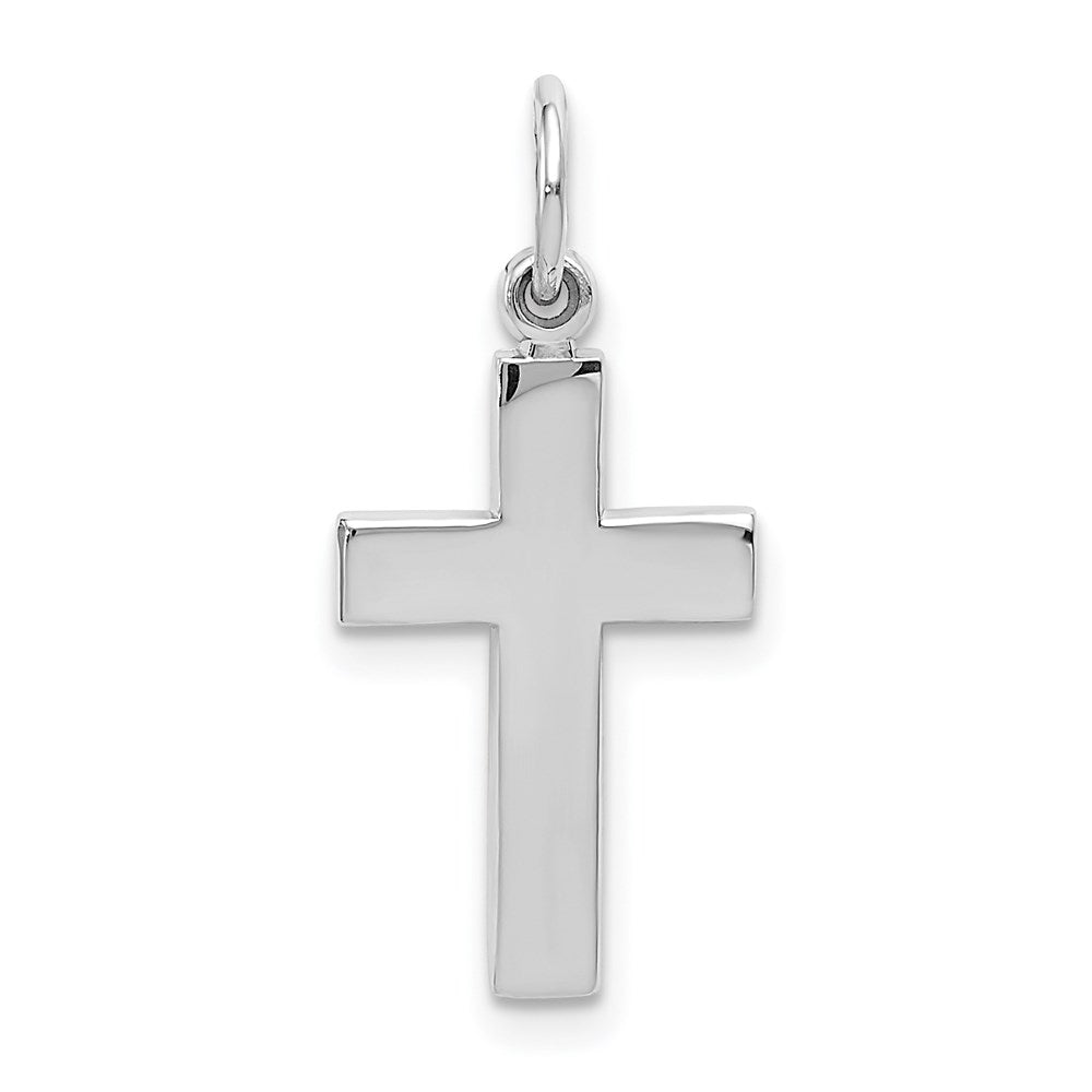 Solid;Casted;Satin;14K White gold;Engravable;Not engraveable by QG