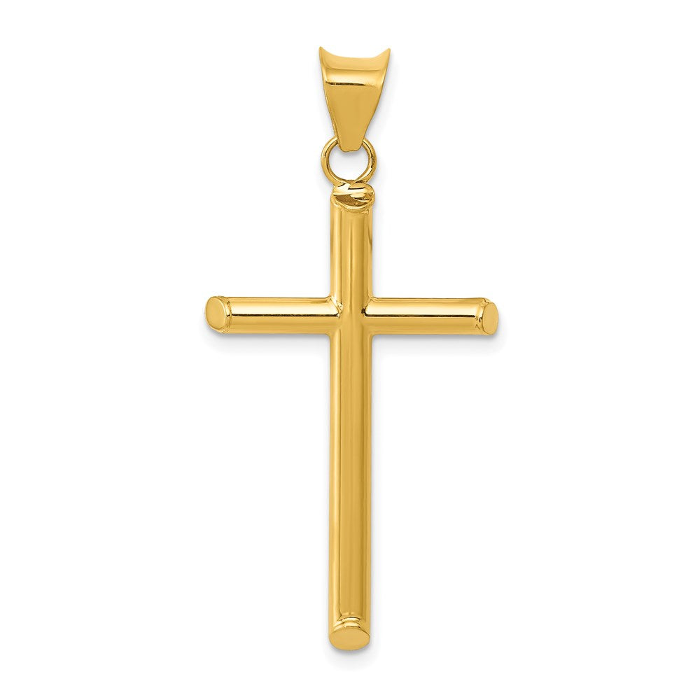 Polished;3-D;14k Yellow gold;Hollow