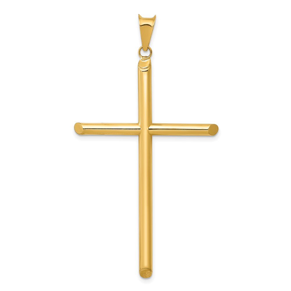 Polished;3-D;14k Yellow gold;Hollow
