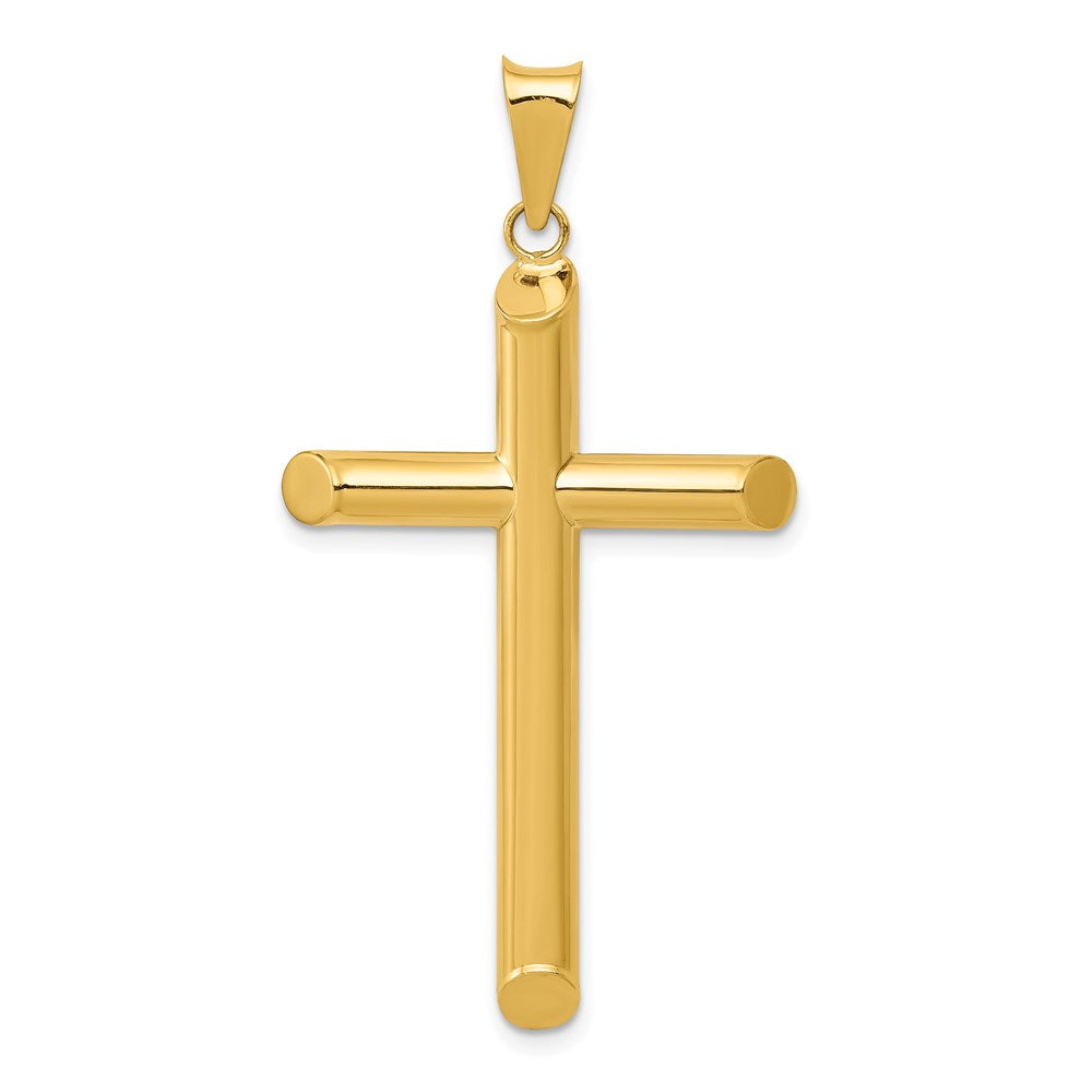 Polished;3-D;14k Yellow gold;Hollow