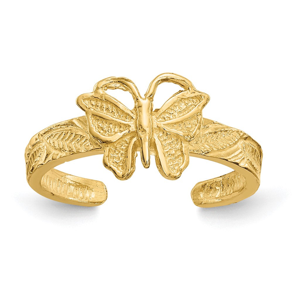 Casted;Polished;14k Yellow gold;Textured