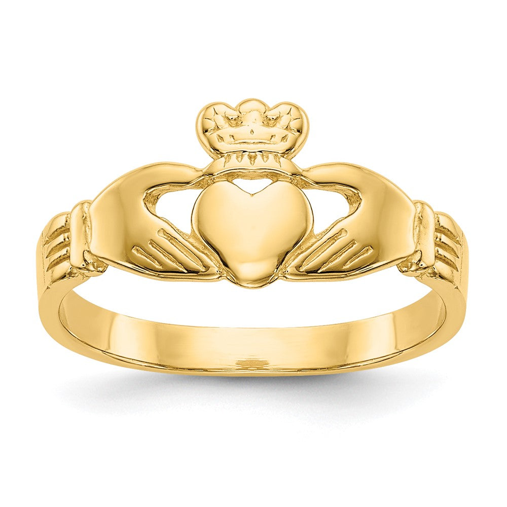 Casted;Polished;14k Yellow gold