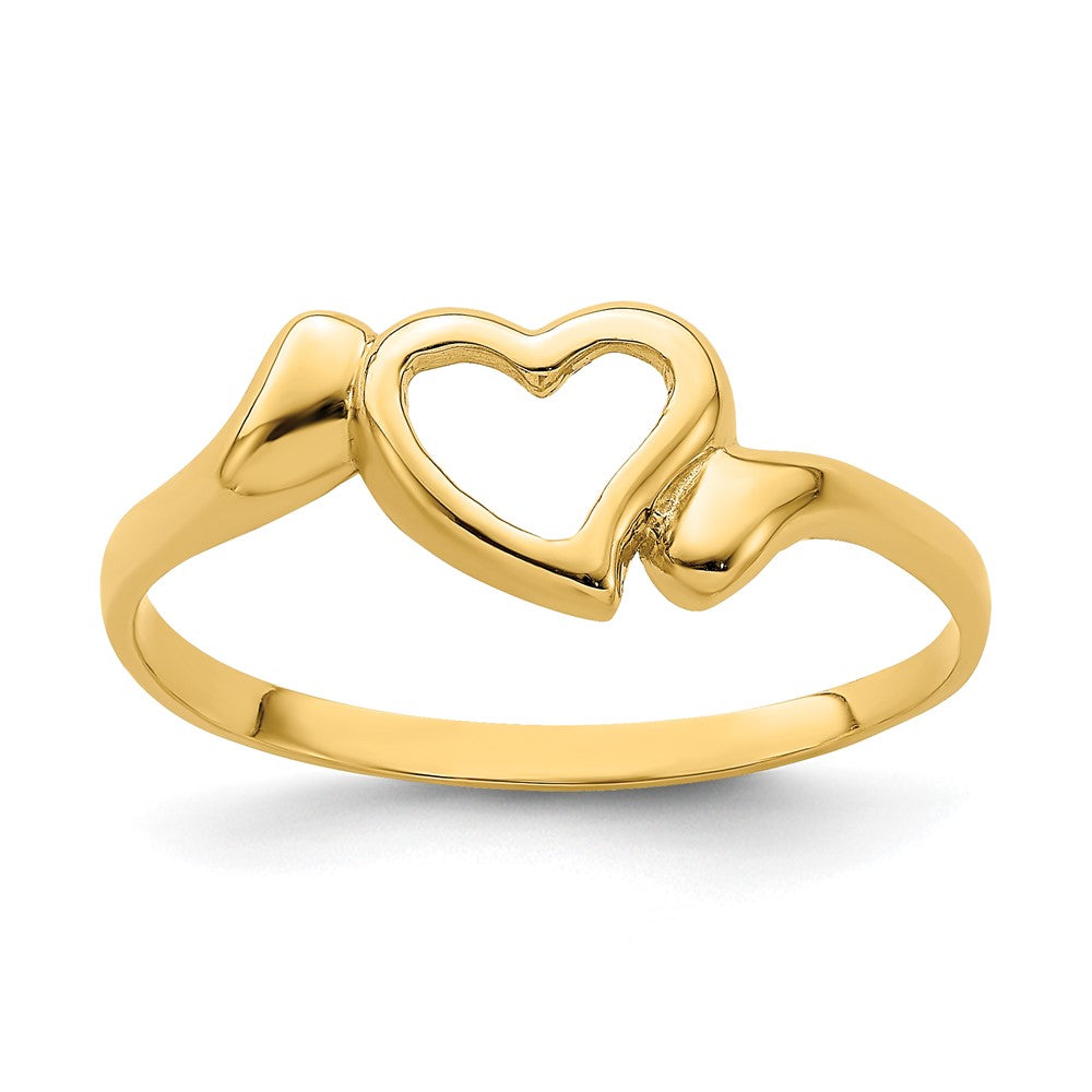 Solid;Casted;Polished;14k Yellow gold;Open face