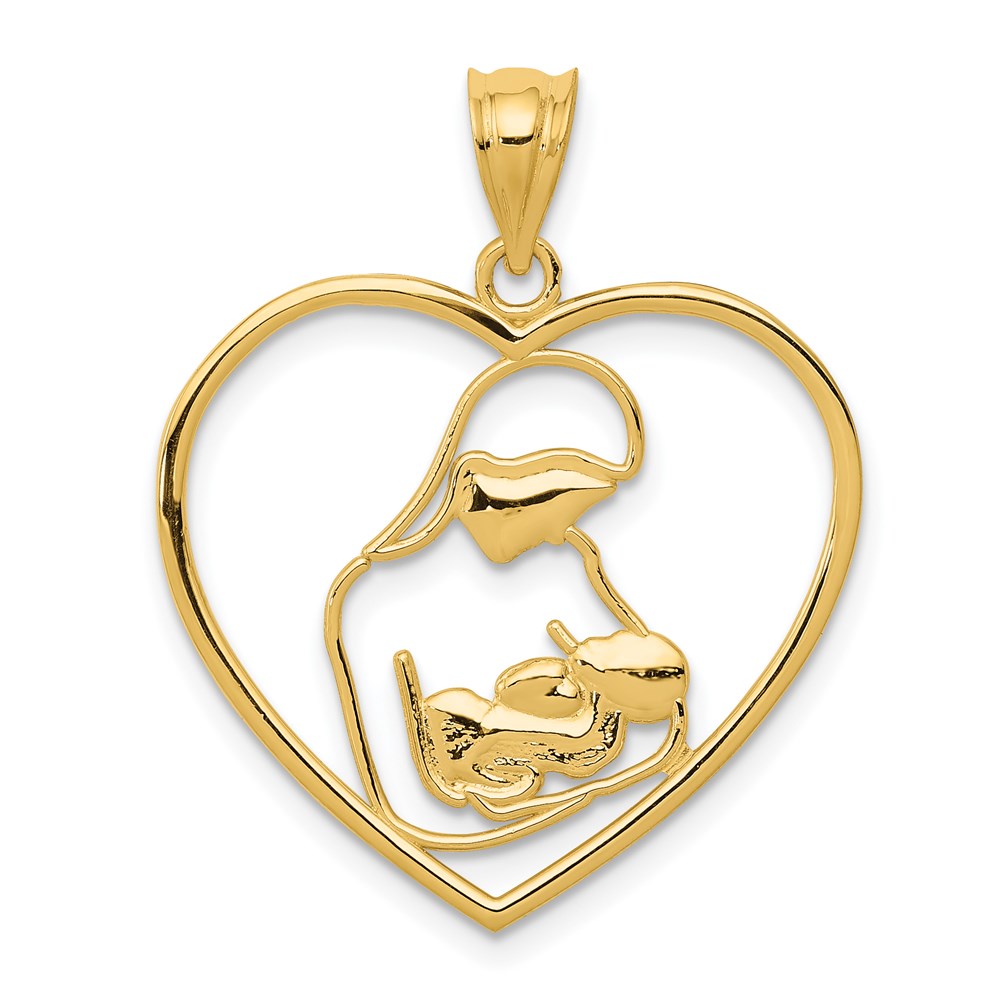 Polished;14k Yellow gold
