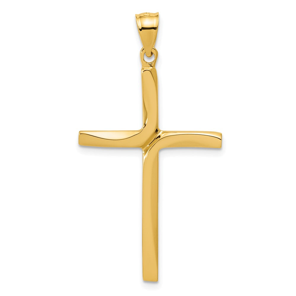 Solid;Polished;14k Yellow gold