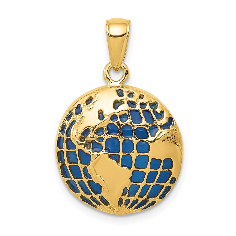 Polished;14k Yellow gold;Open back;Acrylic;Translucent