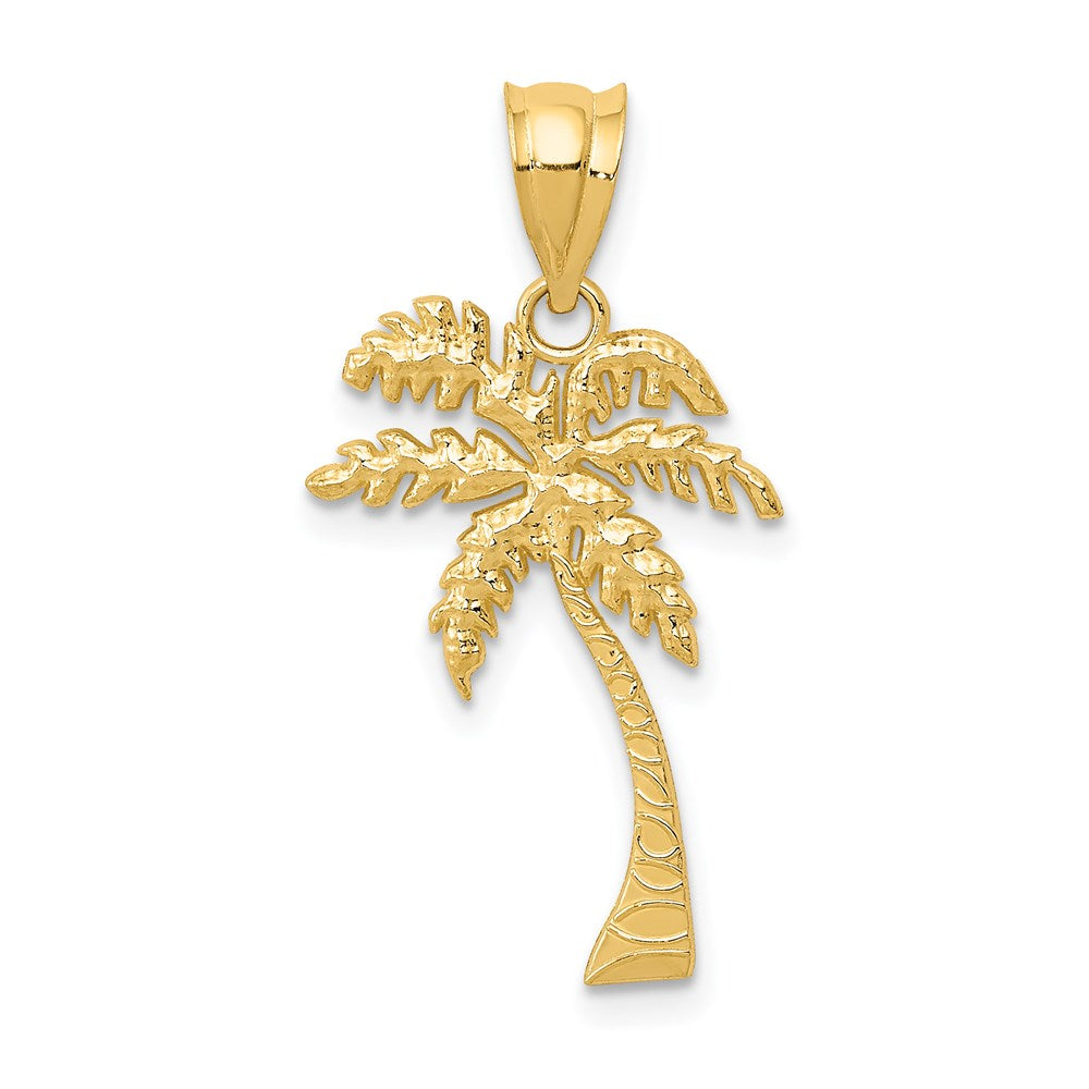 Polished;14k Yellow gold;Textured