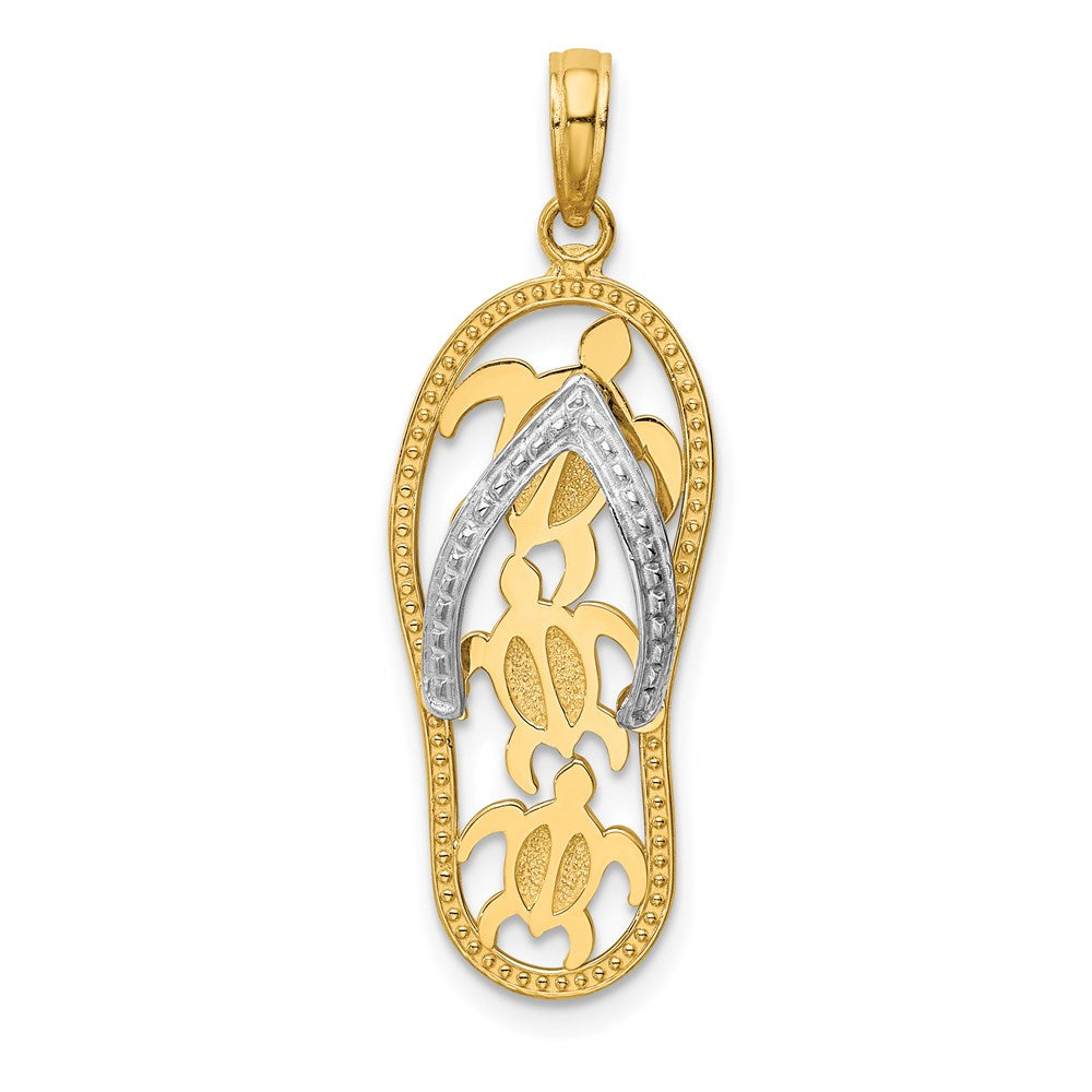 Solid;Polished;14K Two-tone;Textured;Textured back