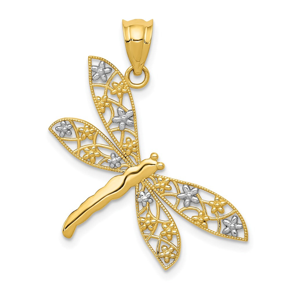 Solid;Polished;14k Yellow gold;Open back;Rhodium;Textured;Textured back